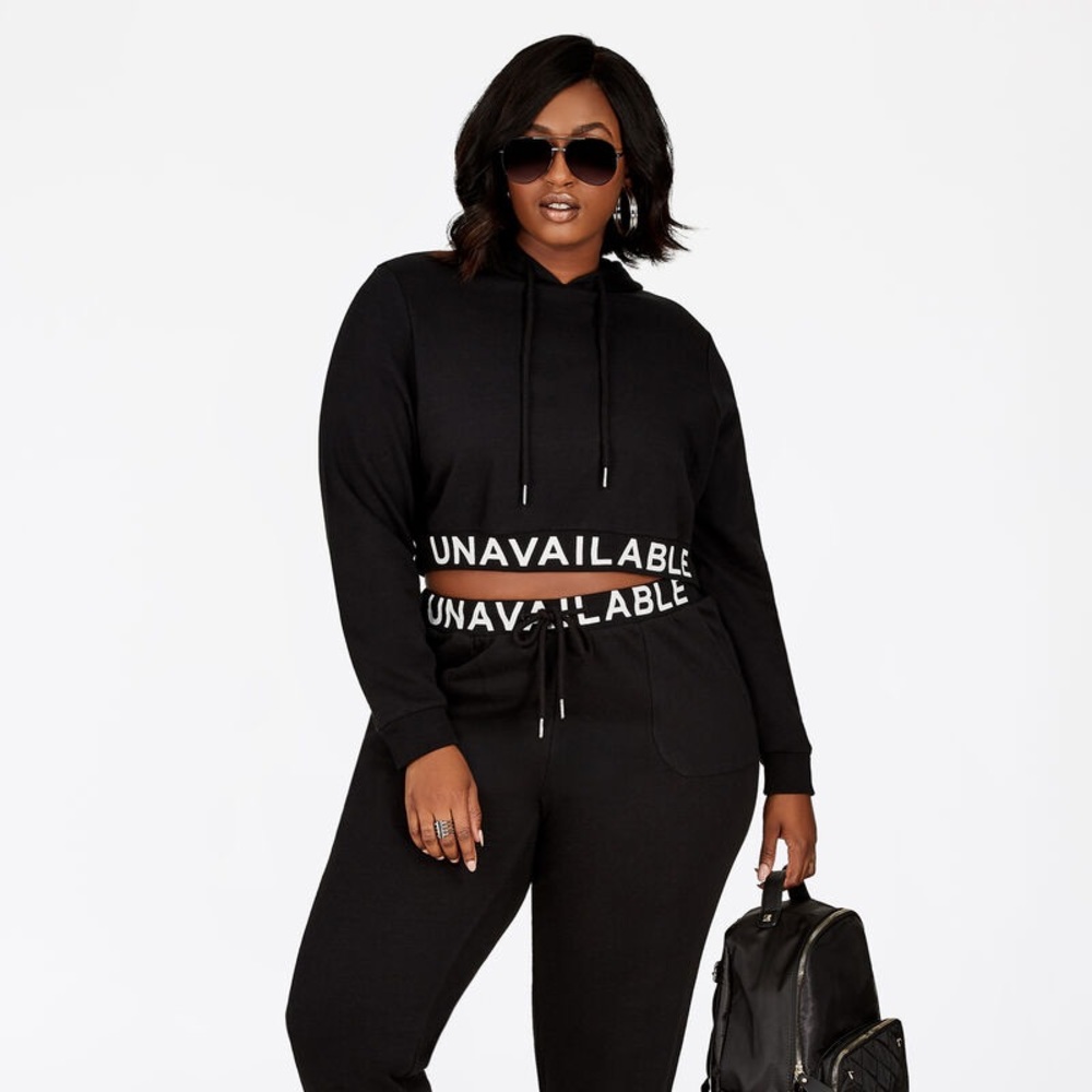 Ashley Stewart graphic Hoodie and pants